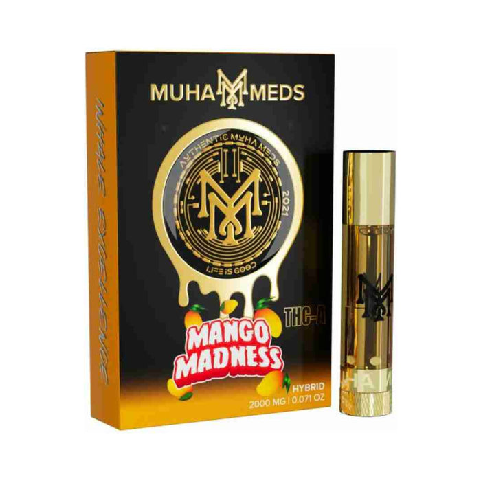 Muha Meds Hemp THCA Melted Diamond Cartridge 2g Mango Madness