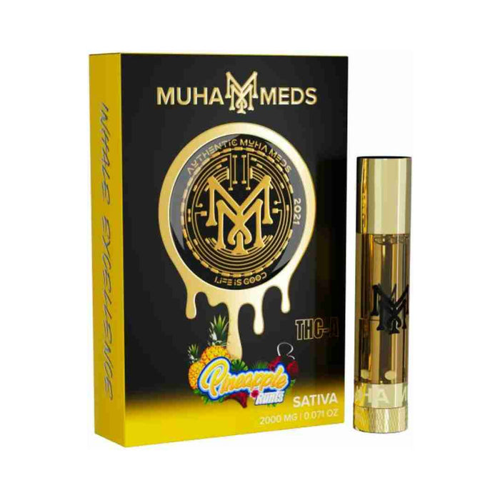 Muha Meds Hemp THCA Melted Diamond Cartridge 2g Pineapple Runts