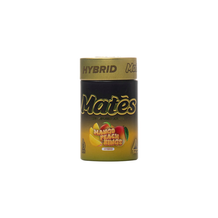 Muha Meds Mates Hemp THCA Pre-Rolls 3g (5 Count) Mango Peach Rings