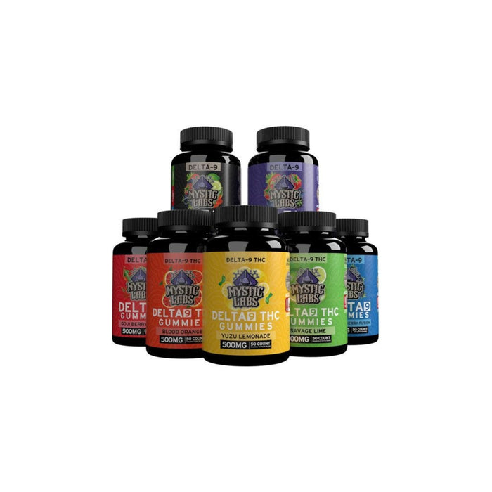 Mystic Labs Delta 9 Gummies 10mg (12 & 50 Count) 50 Count (500mg)