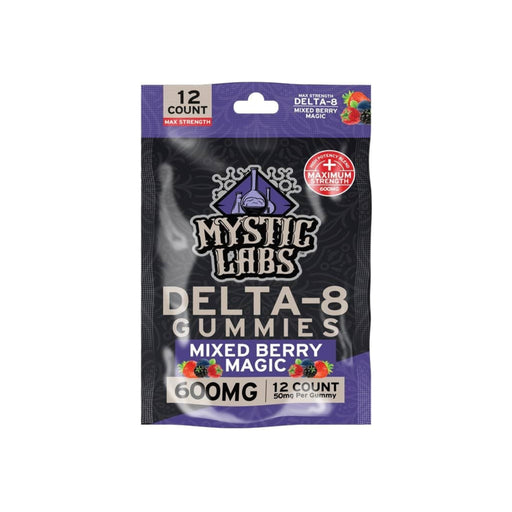 Mystic Labs High Potency Delta 8 Gummies 50mg (12 & 50 Count) 12 Count (600mg)
