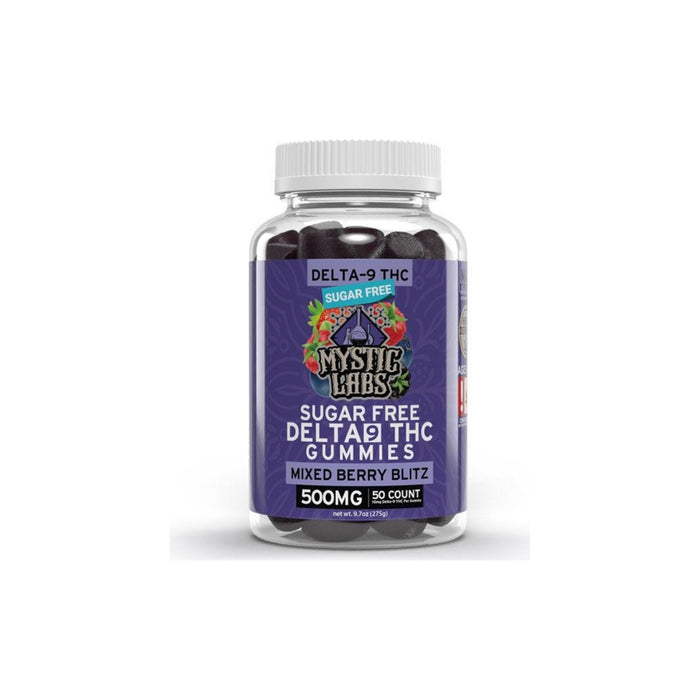 Mystic Labs Sugar Free Delta 9 Gummies 10mg (50 Count) 50 Count (500mg)
