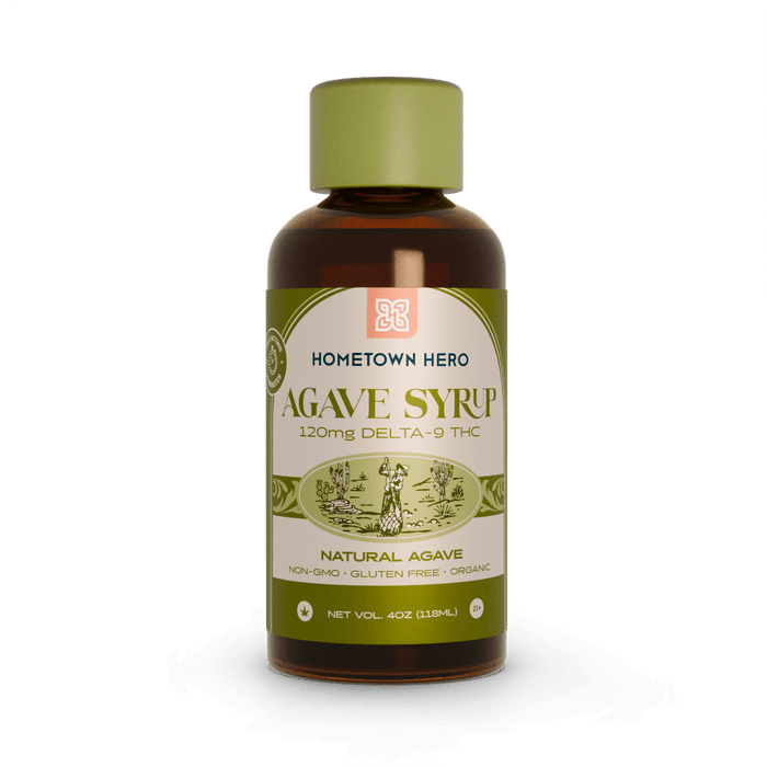 Hometown Hero Agave THC Syrup Original 120mg (4oz) | CBDdatabase.com