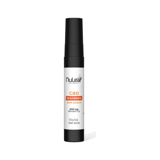NuLeaf Naturals CBD Rejuvenate Skin Serum 600mg (15mL) front | CBDdatabase.com