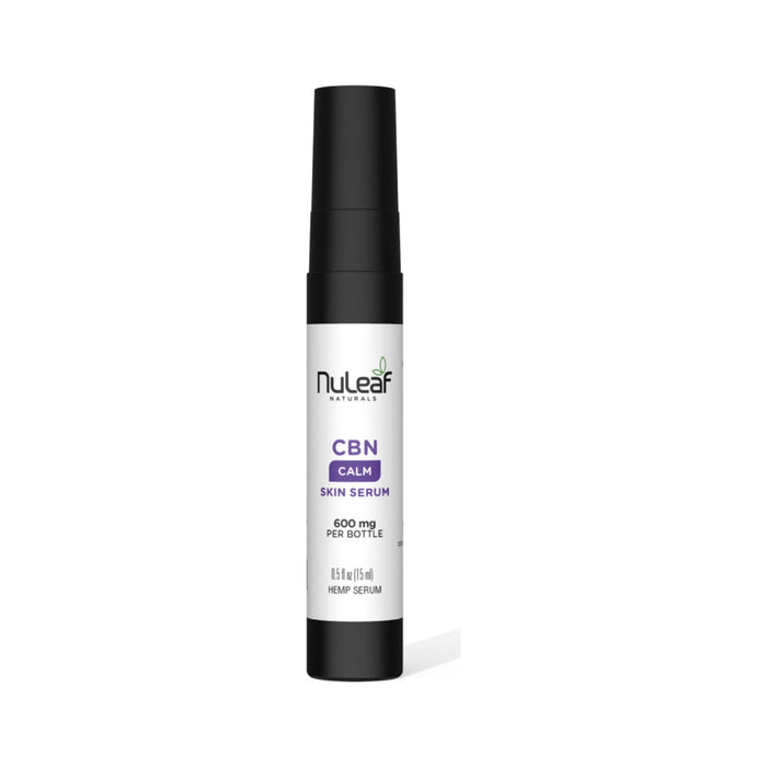 NuLeaf Naturals CBN Calm Skin Serum 600mg (15mL) front | CBDdatabase.com