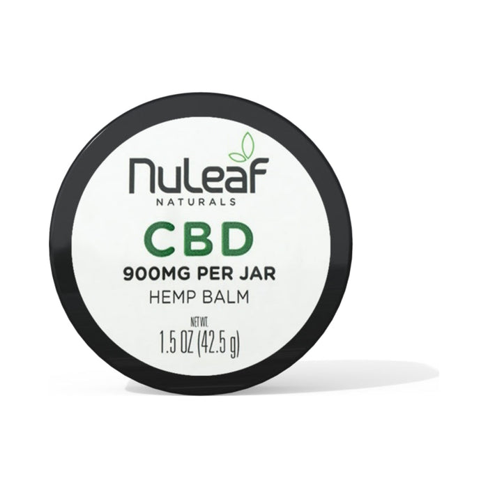 NuLeaf Naturals Full Spectrum CBD Balm 900mg jar