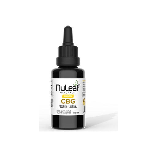 NuLeaf Naturals Full Spectrum CBG Oil 300mg to 1800mg bottle