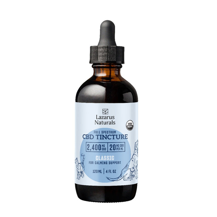 Lazarus Naturals Organic Full Spectrum Pet CBD Tincture, Classic (600mg & 2400mg) - image 3
