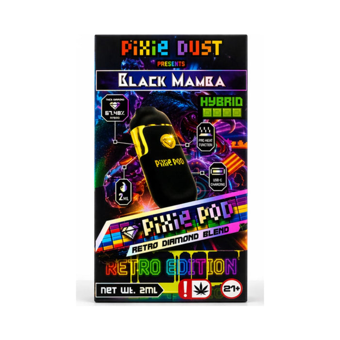 Pixie Dust THCA Disposable Vape 2mL Black Mamba