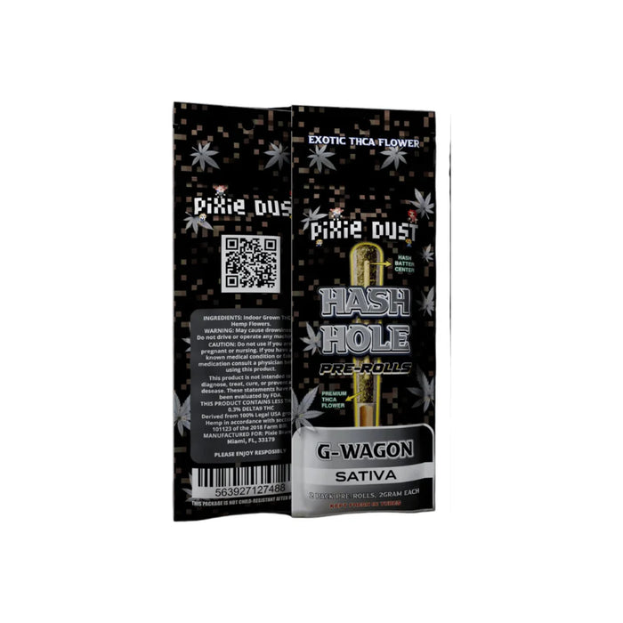 Pixie Dust THCA Hash Hole Pre-Rolls 2 Pack 4g G-Wagon