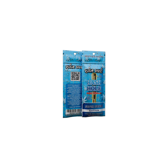 Pixie Dust THCA Hash Hole Pre-Rolls 2 Pack 4g Super Sonic