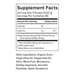 PlusCBD Daily Balance CBD Oil Peppermint supplement facts | CBDdatabase.com