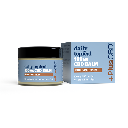 PlusCBD Extra Strength CBD Balm 100mg (1.3 oz) | CBDdatabase.com