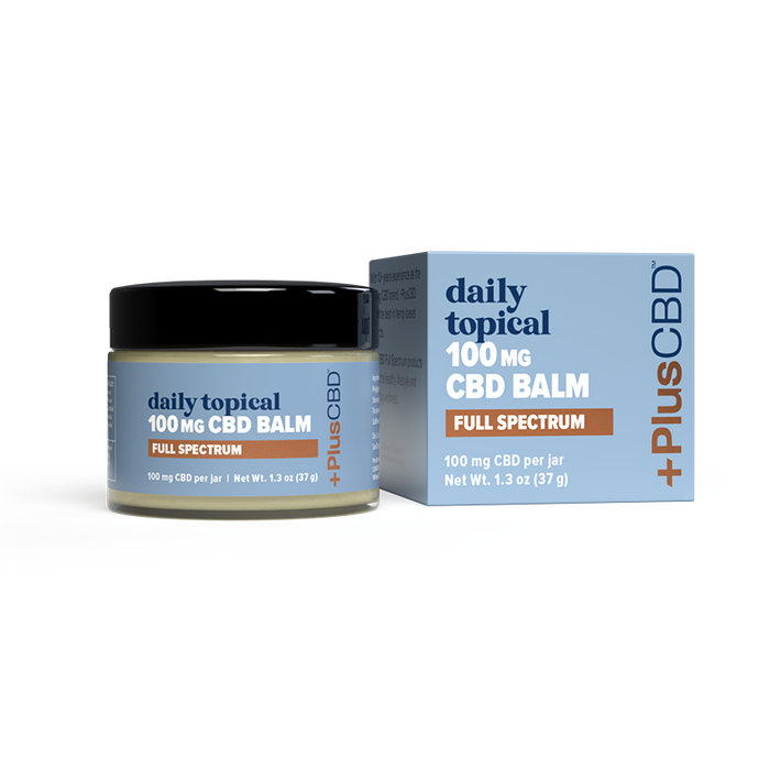 PlusCBD Extra Strength CBD Balm 100mg (1.3 oz) | CBDdatabase.com