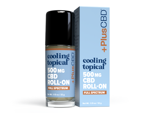 PlusCBD Extra Strength CBD Roll-On 500mg (1.13 oz) | CBDdatabase.com