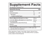 PlusCBD Extra Support Sleep+ CBD Gummies Blackberry 25mg (30 Count) supplement facts | CBDdatabase.com