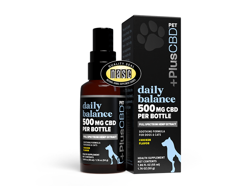 PlusCBD Pet CBD Oil Chicken 500mg (1.86 fl oz) | CBDdatabase.com