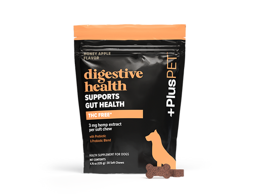 PlusCBD Pet Digestive Health CBD Chews Honey Apple 3mg (30 Count) | CBDdatabase.com