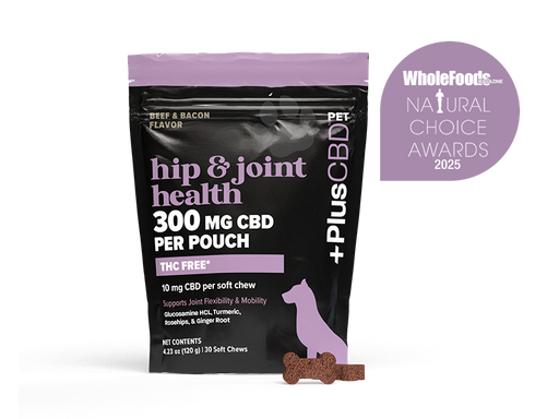 PlusCBD Pet Hip and Joint CBD Chews 10mg (30 Count) | CBDdatabase.com
