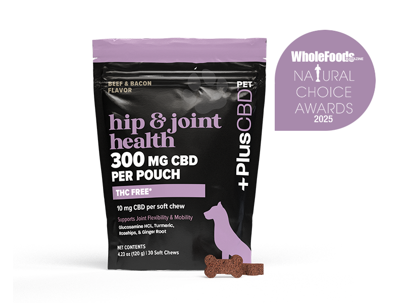 PlusCBD Pet Hip and Joint CBD Chews 10mg (30 Count) | CBDdatabase.com