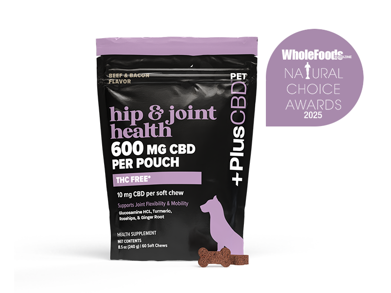 PlusCBD Pet Hip and Joint CBD Chews 10mg (60 Count) | CBDdatabase.com