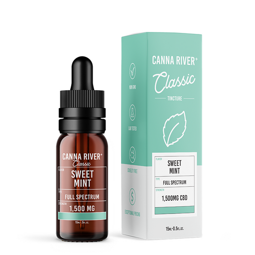 Canna River Classic Full Spectrum CBD Oil Sweet Mint 1500mg to 12000mg