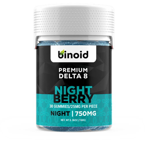 Binoid Delta 8 Gummies Night Berry 750mg (30 count)