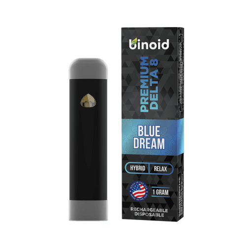 Binoid Delta 8 Rechargeable Disposable Vape Blue Dream 1 gram