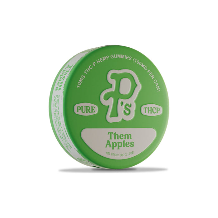 Pushin P's THCP Gummies 100mg Them Apples