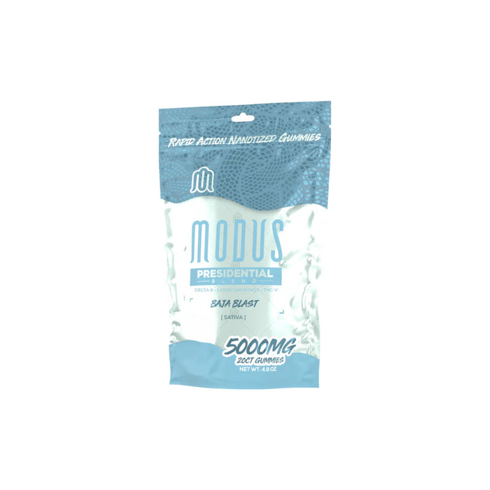 Modus Presidential Gummies 5000mg (20 Count) Baja Blast front | CBDdatabase.com