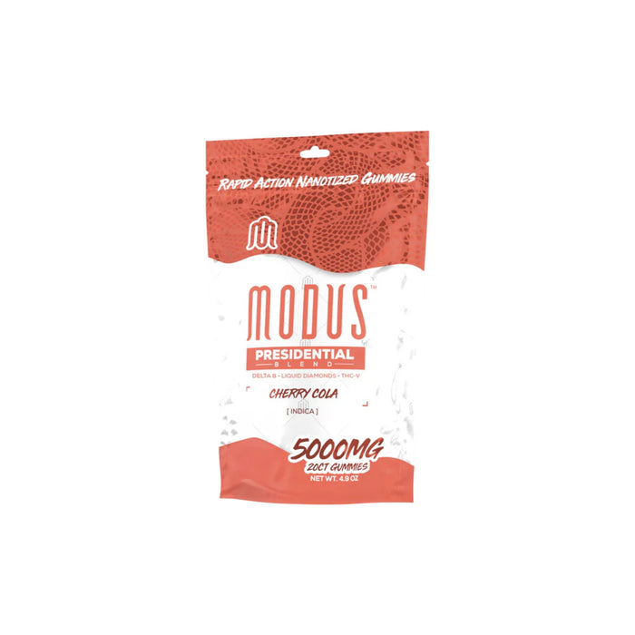 Modus Presidential Gummies 5000mg (20 Count) Cherry Cola front | CBDdatabase.com