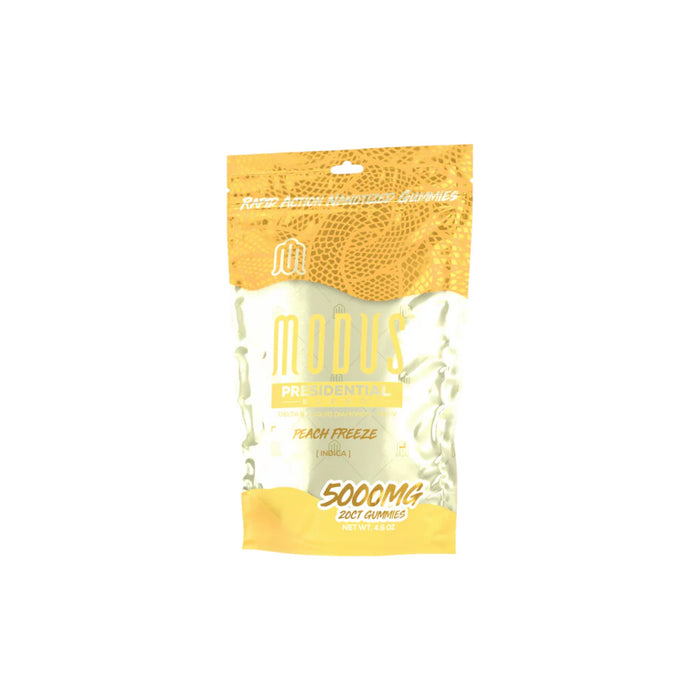 Modus Presidential Gummies 5000mg (20 Count) Peach Freeze front | CBDdatabase.com
