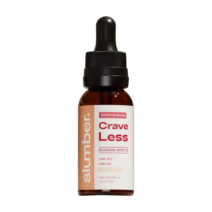 Slumber Crave Less THCV Tincture Grapefruit (30ml) bottle | CBDdatabase.com