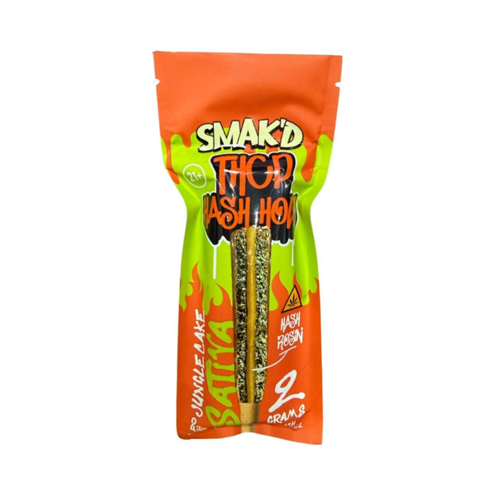 Smak'd THCP Hash Holes Pre-Rolls 2g (2 Count) back label