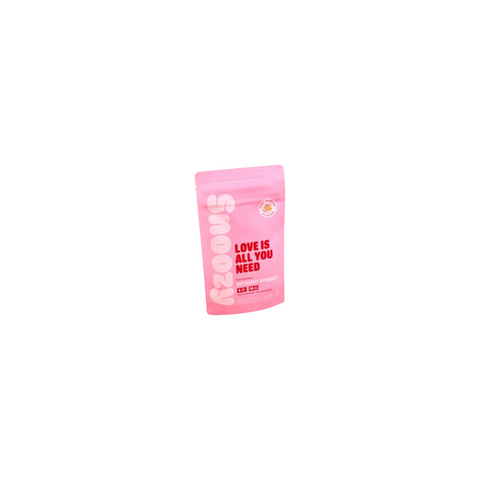 Snoozy Love Is All You Need Delta 9 THC and CBD Gummies 20 Count front | CBDdatabase.com