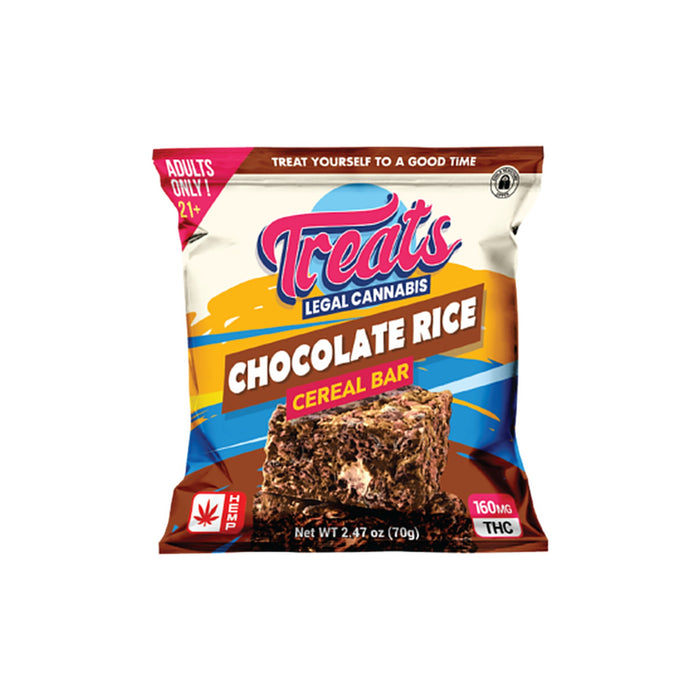 Tillmans Tranquils Treats THC Cereal Bar 160mg Chocolate Rice pouch front