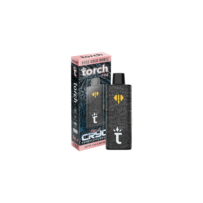 Torch CRYO Hemp THCA Cured Live Resin Disposable Vape 7.5g Utopia Haze (Sativa)