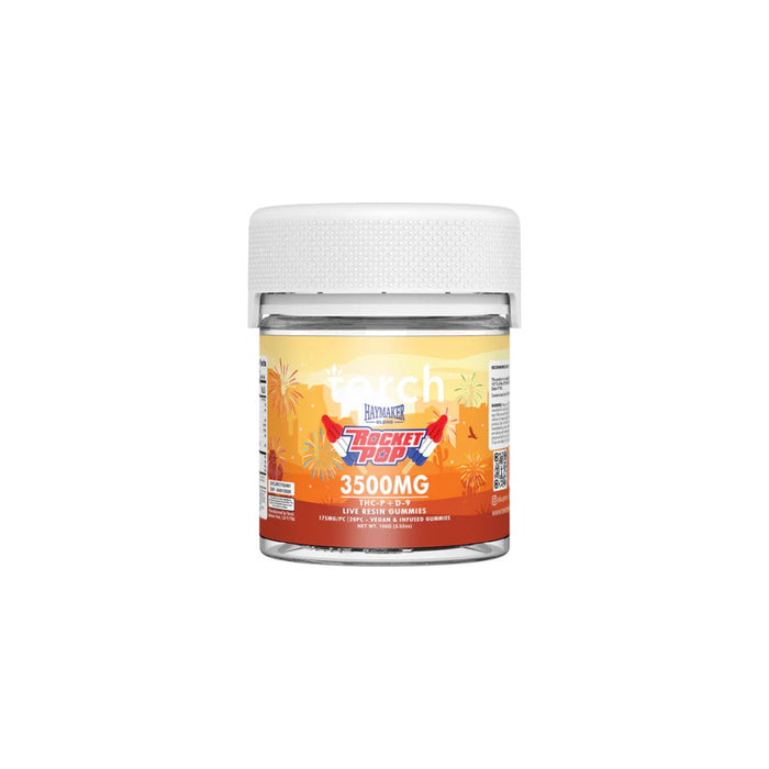 Torch Haymaker Gummies 3500mg Rocket Pop jar