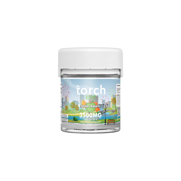 Torch Haymaker Gummies 3500mg Sour Apple jar