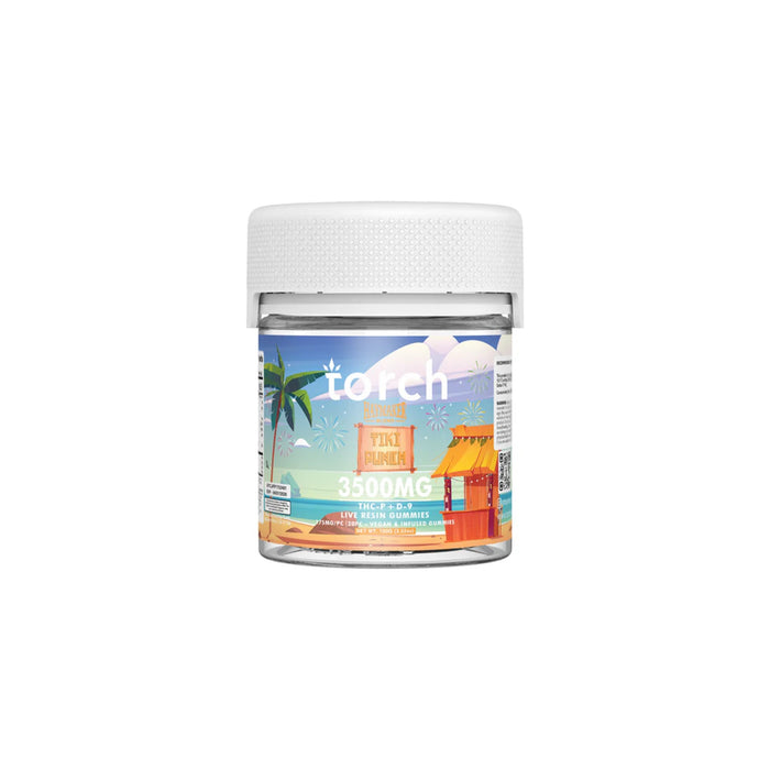 Torch Haymaker Gummies 3500mg Tiki Punch jar