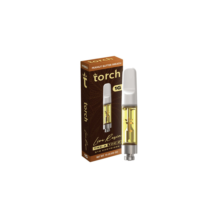 Torch Hemp Live Resin THCA and THCP Cartridge 1g Peanut Butter Breath (Hybrid)