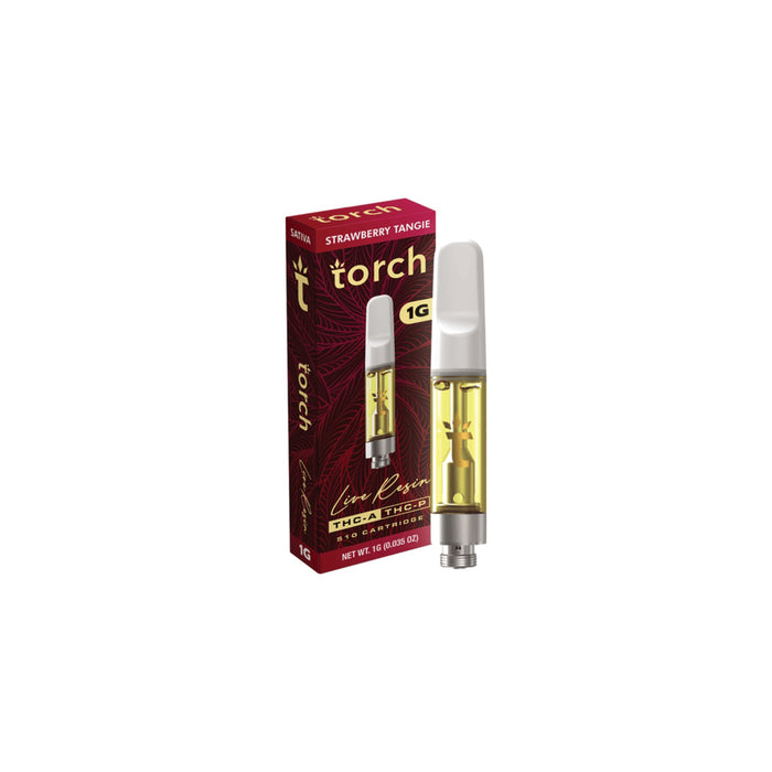Torch Hemp Live Resin THCA and THCP Cartridge 1g Strawberry Tangie (Sativa)