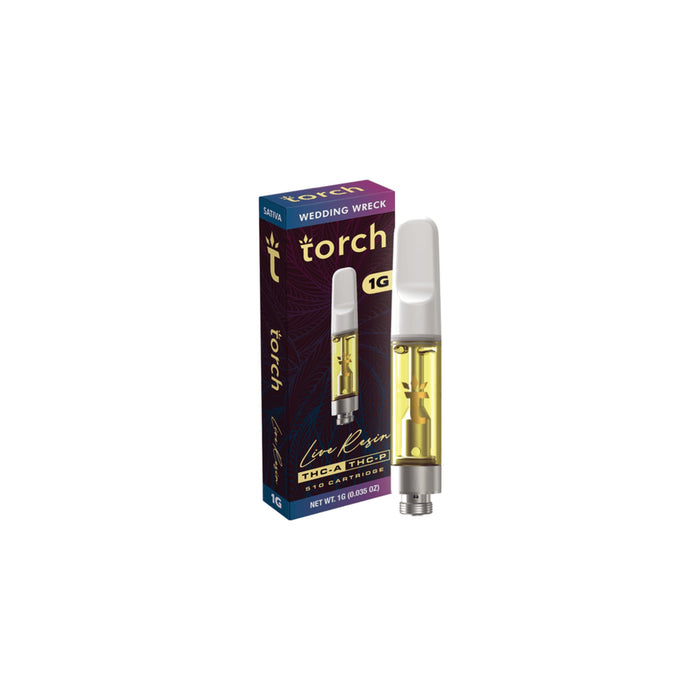 Torch Hemp Live Resin THCA and THCP Cartridge 1g Wedding Wreck (Sativa)