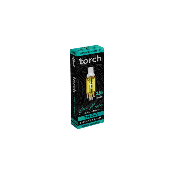 Torch Hemp THCA Live Resin Diamonds Cartridge 3.5g Space Runtz (Hybrid)