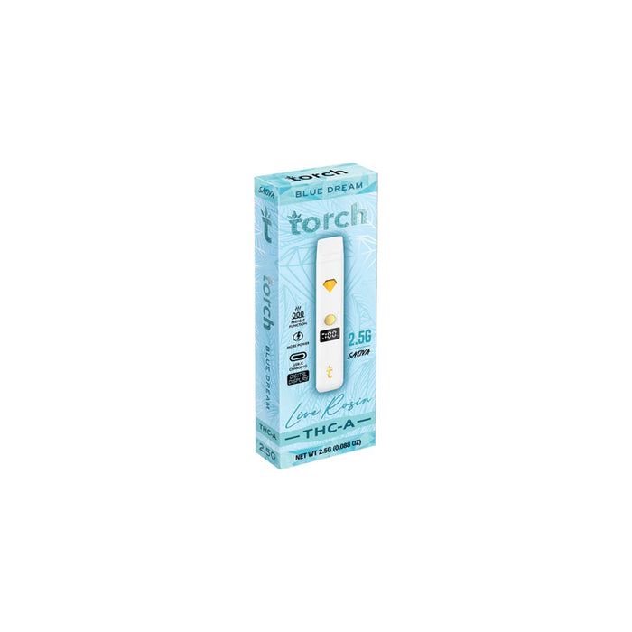 Torch Hemp THCA Live Rosin Disposable Vape 2.5g Blue Dream (Sativa)