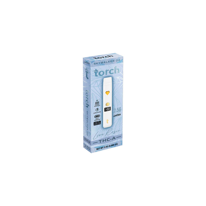 Torch Hemp THCA Live Rosin Disposable Vape 2.5g Skywalker OG (Sativa)