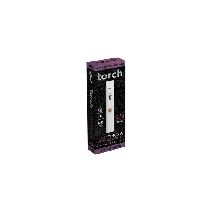 Torch Hemp THCA Pressure Blend Disposable Vape 3.5g Black Cherry Gelato (Indica)
