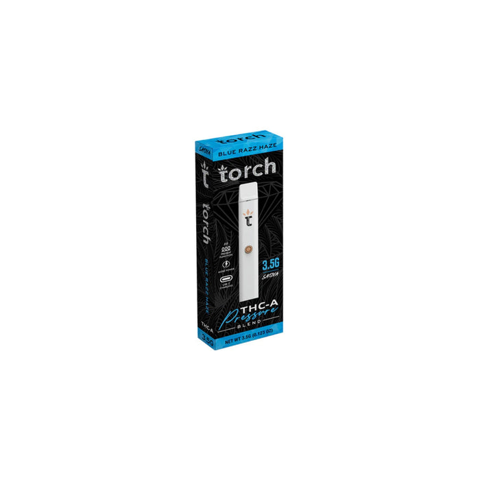 Torch Hemp THCA Pressure Blend Disposable Vape 3.5g Blue Razz Haze (Sativa)
