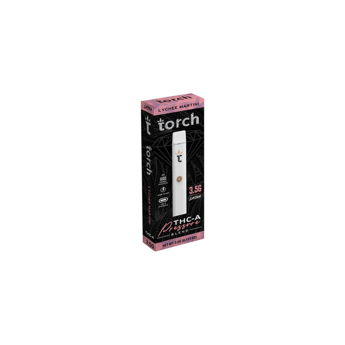 Torch Hemp THCA Pressure Blend Disposable Vape 3.5g Lychee Martini (Sativa)