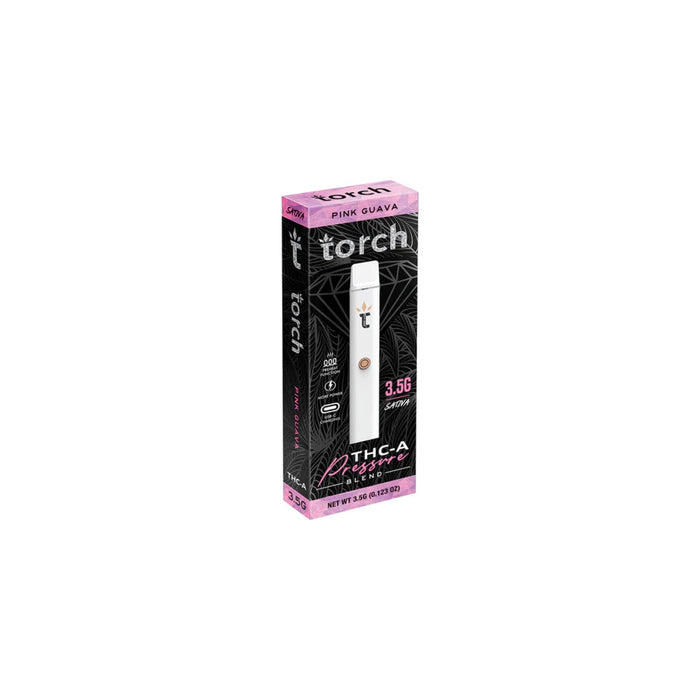 Torch Hemp THCA Pressure Blend Disposable Vape 3.5g Pink Guava (Sativa)